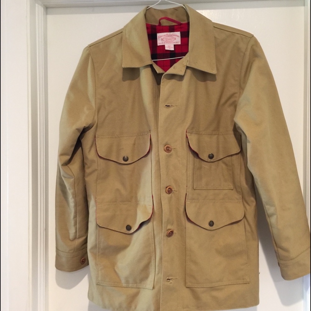 Filson Men’s heavyweight canvas Cruiser Jacket